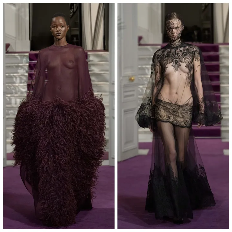 VALENTINO的2024春夏高級訂製服系列。品牌提供