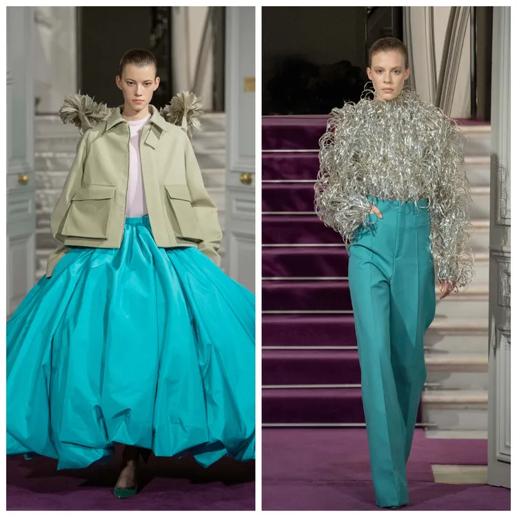 VALENTINO的2024春夏高級訂製服系列。品牌提供