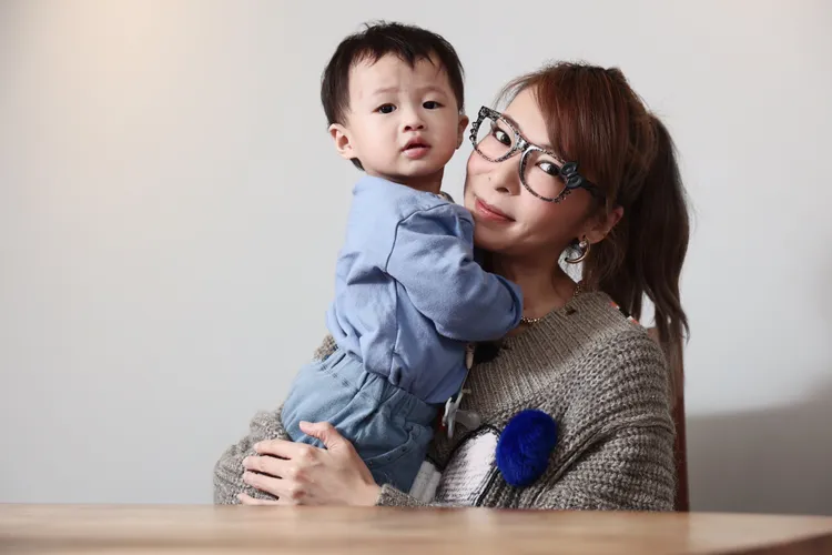 Makiyo為了兒子做出超大改變。彭欣偉攝