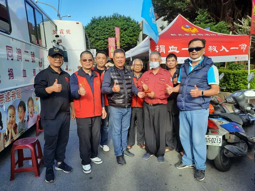 119消防節淡水義消號召捐血過好年　400餘人挽袖響應
