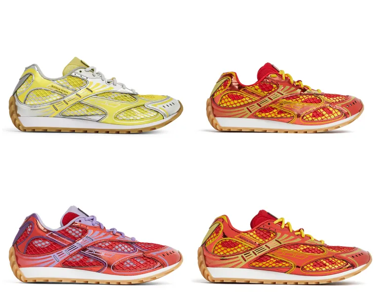 Orbit 運動休閒鞋上排左2萬9000元、上排右價格店洽、下排左2萬9000元、下排右價格店洽。品牌提供