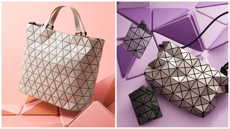 將幾何三角片打造成或寬、或高等豐富包型。品牌提供