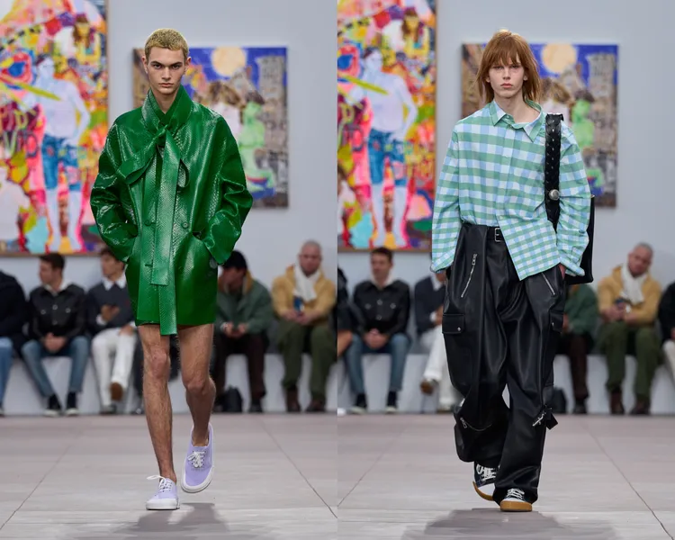 LOEWE 2024秋冬男裝秀。品牌提供