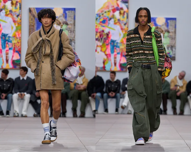 LOEWE 2024秋冬男裝秀。品牌提供