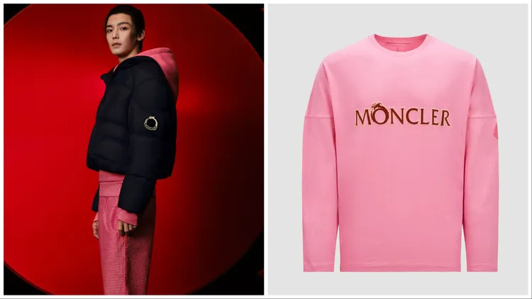 MONCLER打造專屬龍形標誌點綴在各單品上。品牌提供