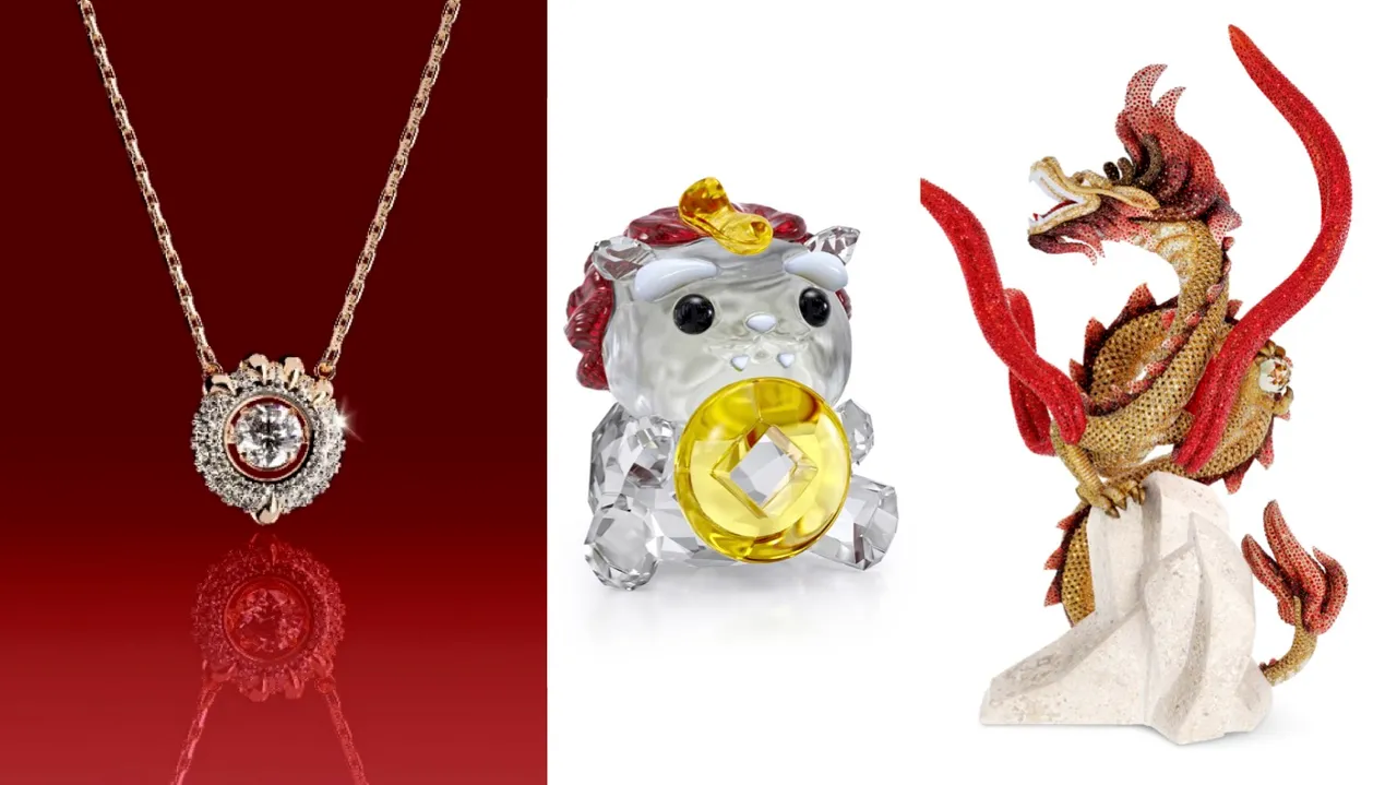 施華洛世奇新年系列囊括飾品、家居擺飾等5大系列。品牌提供