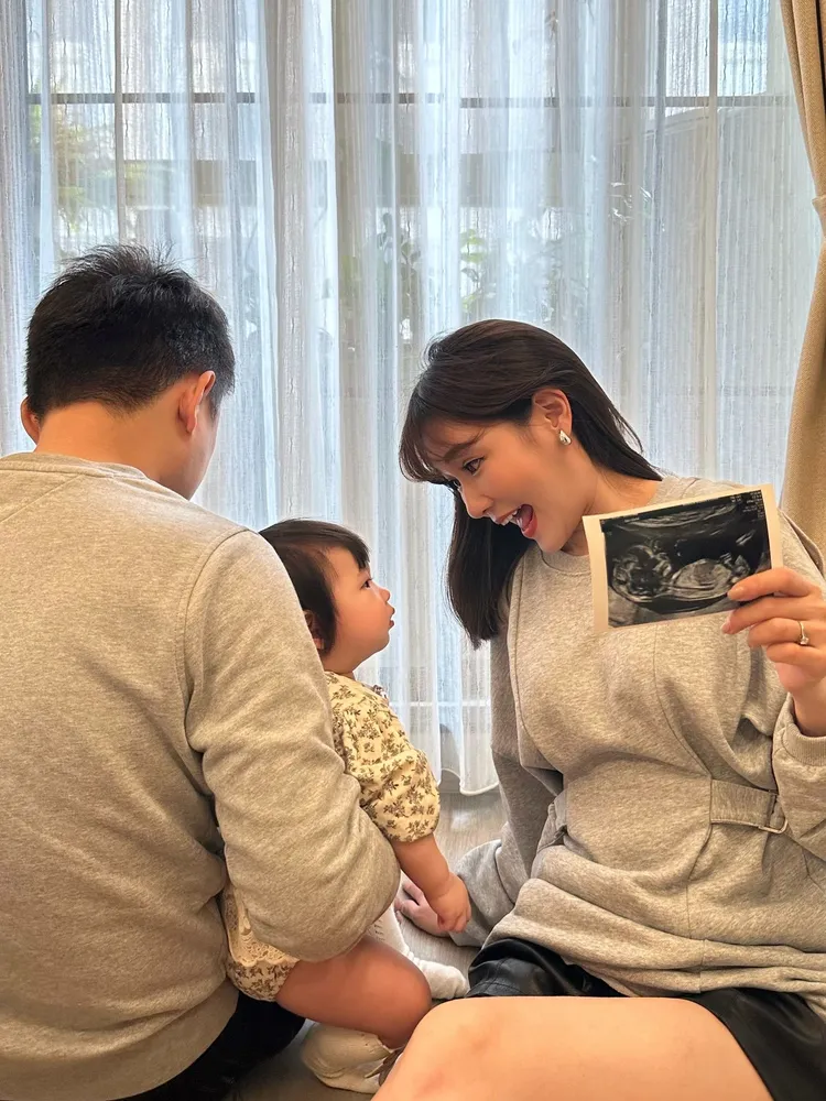 張若妤懷孕2個月時出血。中天提供