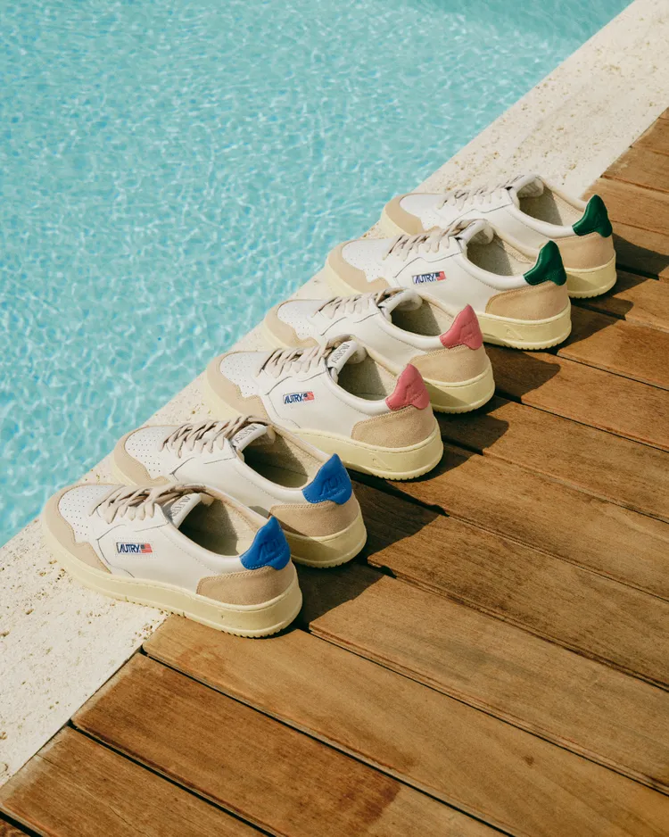 AUTRY的流線鞋型與品牌標誌的美國國旗標誌廣受許多韓星喜愛。品牌提供