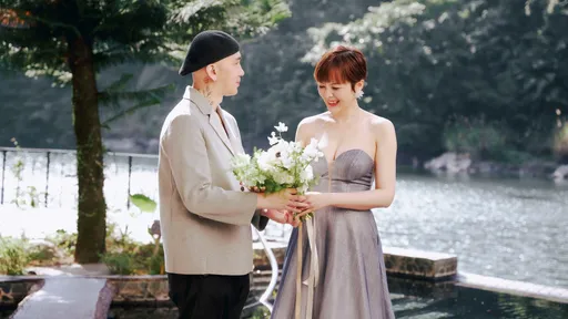 剛吵到要分手 作家H牽陳珮甄「我們結婚了」!浪漫婚紗照曝光