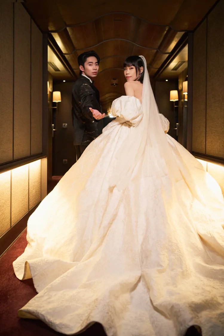 Skippy（左）與丁丁完婚。好多音樂提供