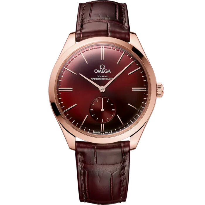 席尼墨菲所配戴的OMEGA的碟飛TRÉSOR系列40毫米的SednaTM金腕錶。品牌提供