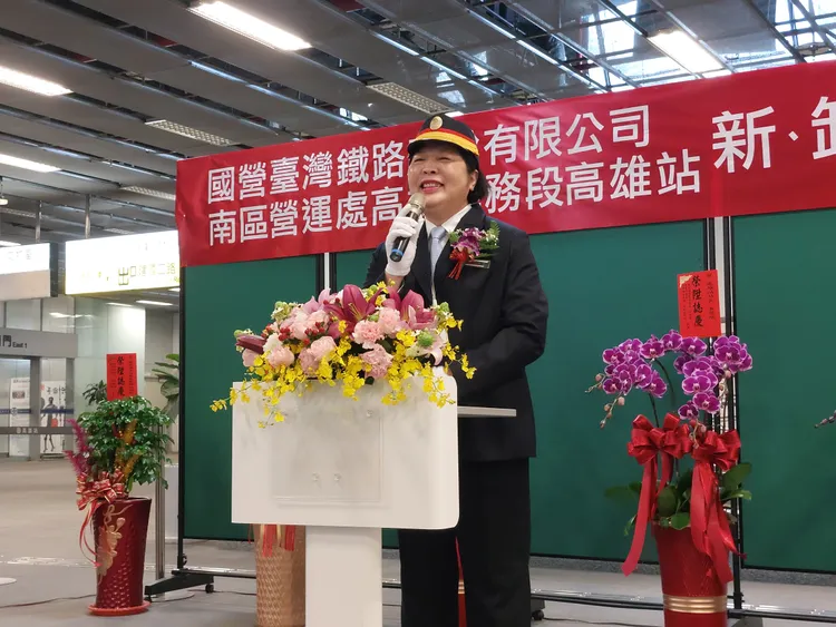 上官慧珠在台鐵服務年資40年。凃建豐攝