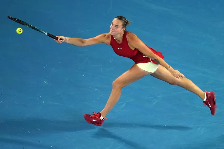 莎芭蓮卡今天贏球，下一役對上高夫。美聯社