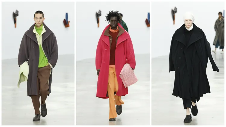 HOMME PLISSÉ ISSEY MIYAKE秋冬男裝系列。品牌提供