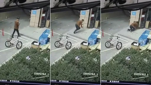 他滑手機不看路「摔撞店門」要業者賠錢　網譏：你媽生你的錯