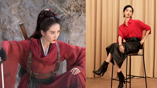 劉詩詩絕美紅衣造型難超越 穿越現代換套TOD’S照樣美到不像話