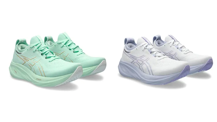 GEL-NIMBUS 26女款1012B601-300（左）、1012B601-100（右），各4980元。品牌提供