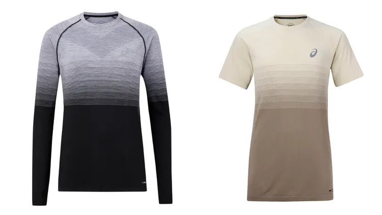 長袖上衣男款（左）1880元、短袖上衣男款（右）1580元。品牌提供