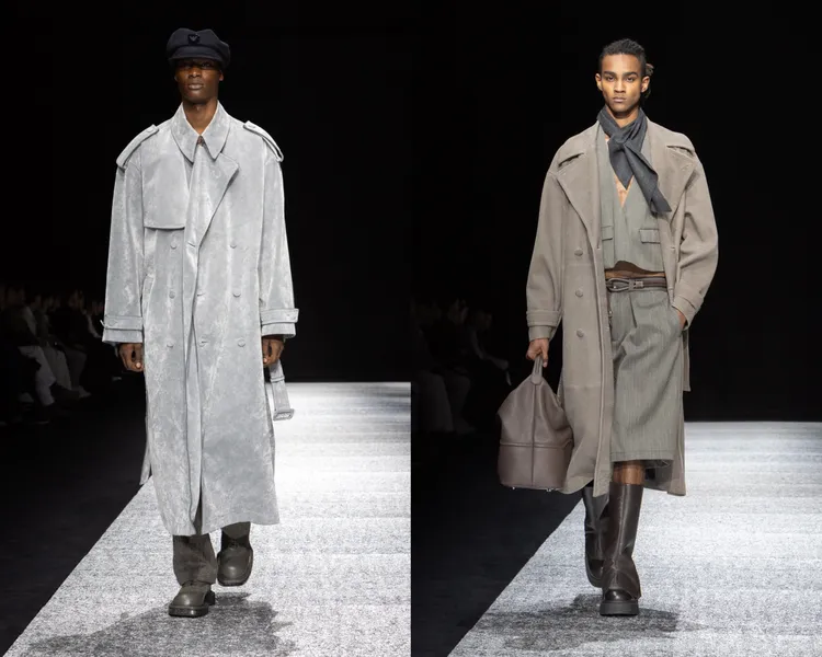 EMPORIO ARMANI 2024秋冬男裝。品牌提供