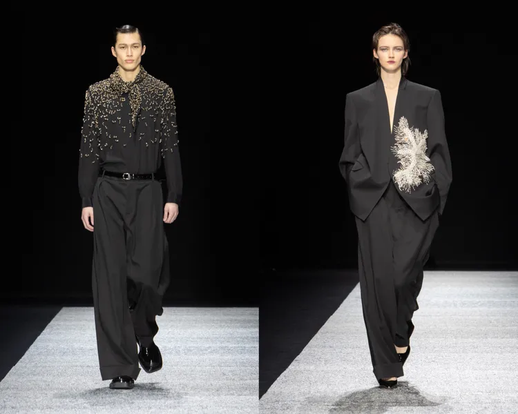 EMPORIO ARMANI 2024秋冬男裝。品牌提供