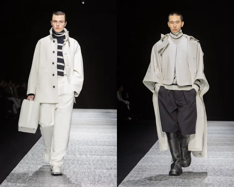 EMPORIO ARMANI 2024秋冬男裝。品牌提供