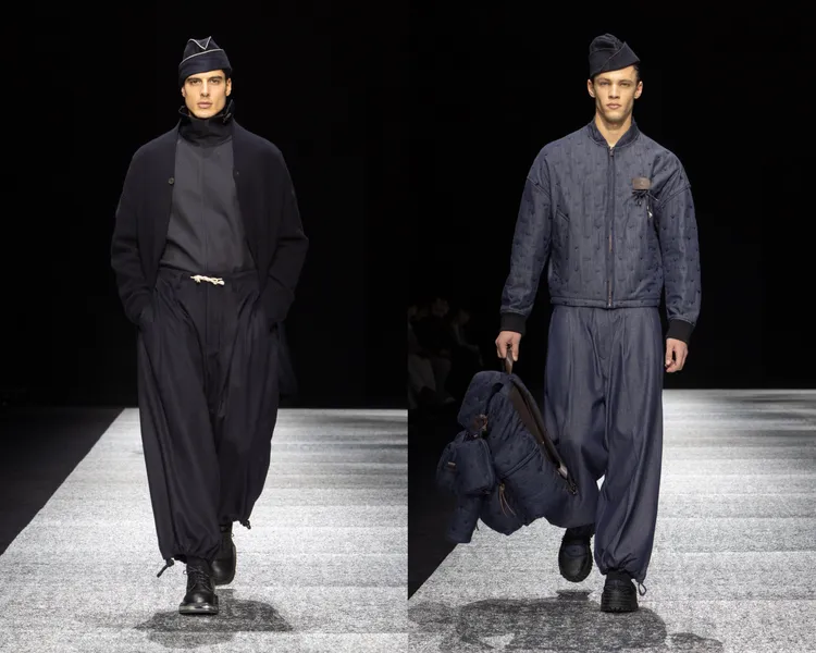 EMPORIO ARMANI 2024秋冬男裝。品牌提供