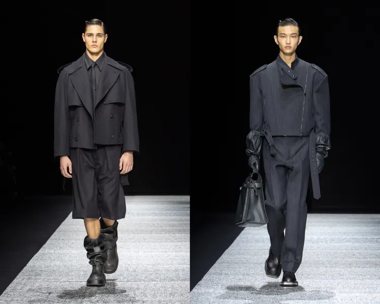 EMPORIO ARMANI 2024秋冬男裝。品牌提供