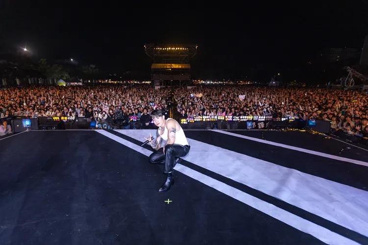 Tyson Yoshi在台灣獻出首場跨年秀。想不到音樂工作室提供