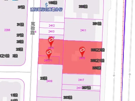 土地地籍圖範圍