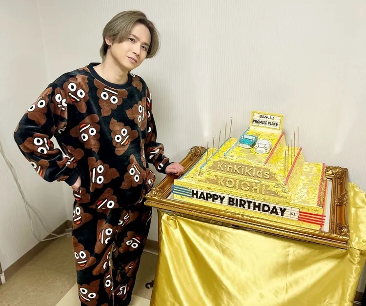 堂本光一12日祝福隊友堂本剛。翻攝koichi.domoto_kd_51 IG