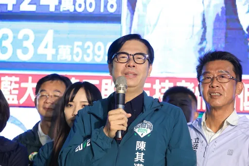 高雄總統破79萬票、8席綠委全上　陳其邁：謙虛傾聽民意持續打拚