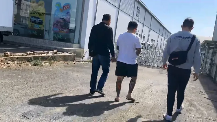 警方在現場逮捕3名嫌犯。民眾提供