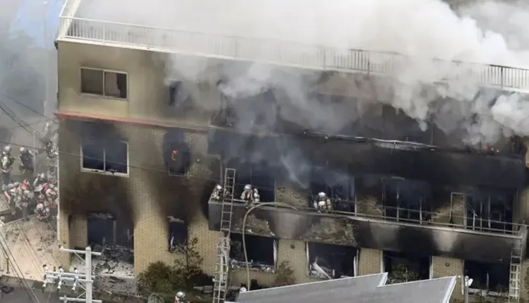 青葉真司在2019年縱火燒毀知名動畫製作公司「京都動畫」，造成36人死亡。資料照片