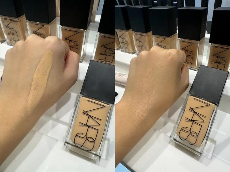 裸肌萃粉底精華人氣色號#DEAUVILLE。張家玲攝