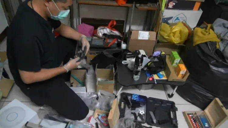 警方查扣改造槍枝。民眾提供