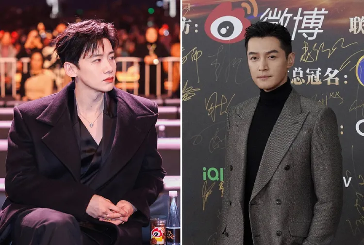 白敬亭想加微信，胡歌一口答應。翻攝2人工作室微博