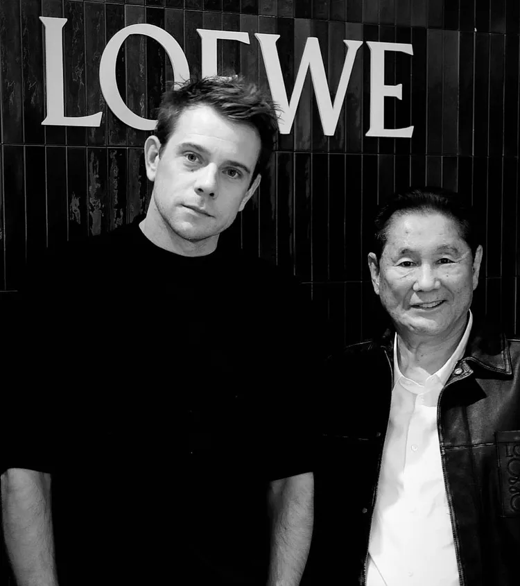 LOEWE品牌創意總監Jonathan Anderson（左）。翻攝Jonathan Anderson IG