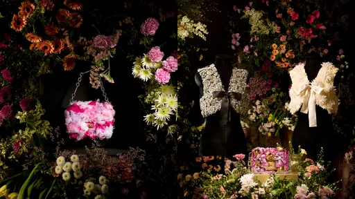 高訂秀|Roger Vivier將手袋鋪滿花卉 水晶馬甲耗時100小時才完成