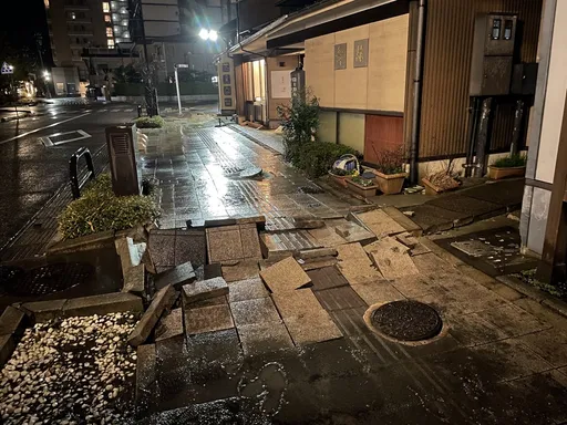 石川7.6强震重创温泉乡 灾情曝光!名汤加贺屋温泉损失惨重