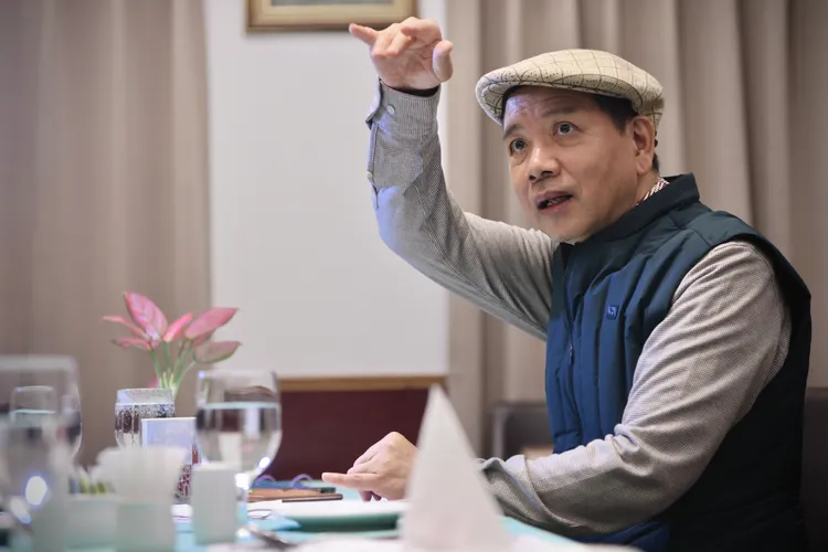 以往是工作狂的陳凱倫，如今減量，以養生為重心。林林攝