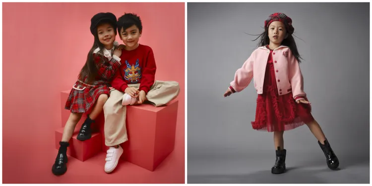 H&M 2024新春童裝系列。品牌提供