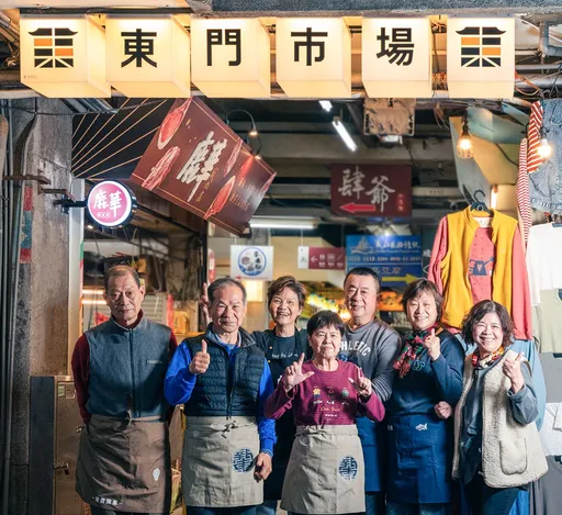 竹市東門市場導入美學點亮老招牌 新舊時代風情吸人潮拍美照打卡