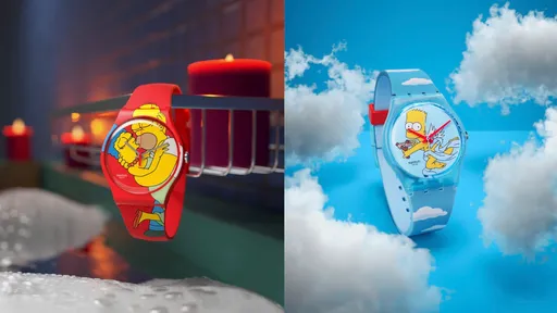 SwatchX辛普森再推新作! 荷马、美枝在表上热吻画面超火辣