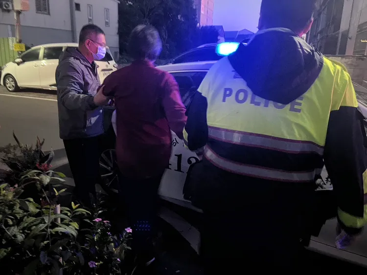 警方逮捕林姓男子，依公共危險罪送辦。民眾提供