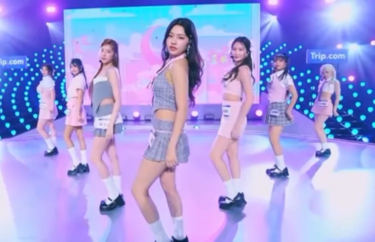 這服裝造型會顯得美眉們看起來比較厚一點。翻攝Ｗe TV