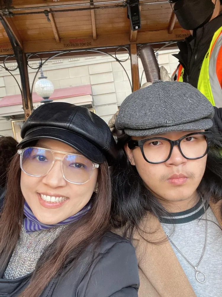 岳啟儒 大兒子Ray。翻攝臉書「岳啟儒 一人份的勇氣」