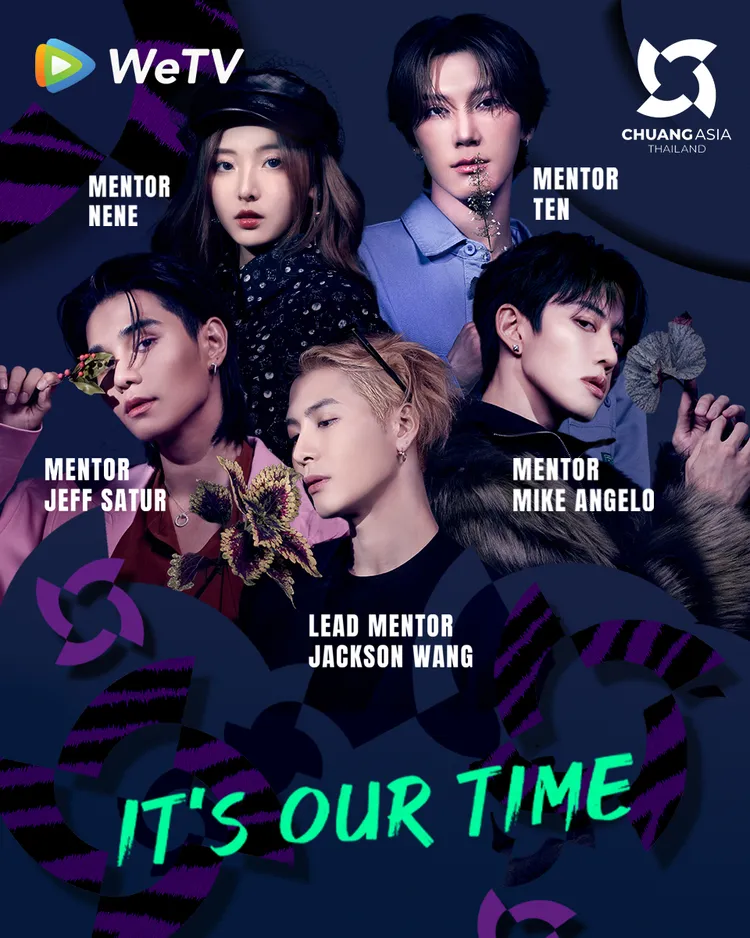 《創造營亞洲》導師陣容。翻攝創造營亞洲微博