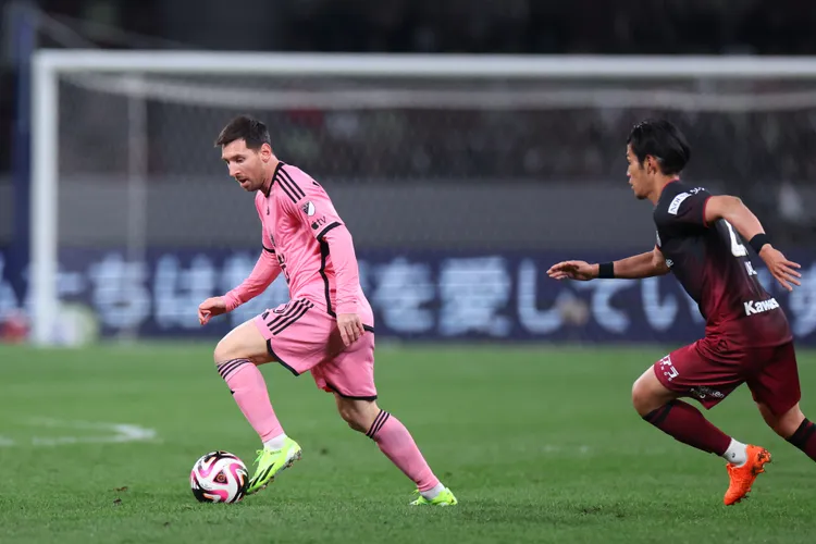 梅西在日本「活躍自如」。路透社