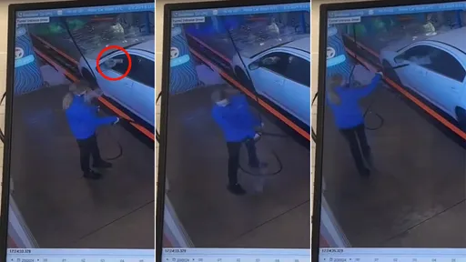 18歲洗車女工讀「高壓水槍射女駕駛」 被潑檸檬汁霸氣大反擊