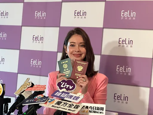 俄羅斯籍安妮開心秀台灣護照 嬌嗔:不要再說我是外國藝人